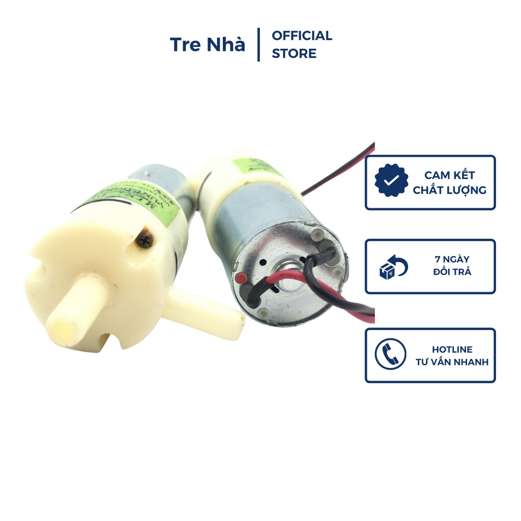 Máy bơm nước thu nhỏ 370, DC6V-24V máy bơm tự mồi máy bơm chân không