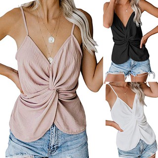 Áo thun nữ tay ngắn cổ chữ V thời trang quyến rũ