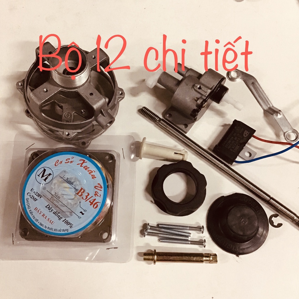 Combo 12 chi tiết quạt điện 220v loại 1p5 hoặc 2p (đk 46 ) dây đồng 100%