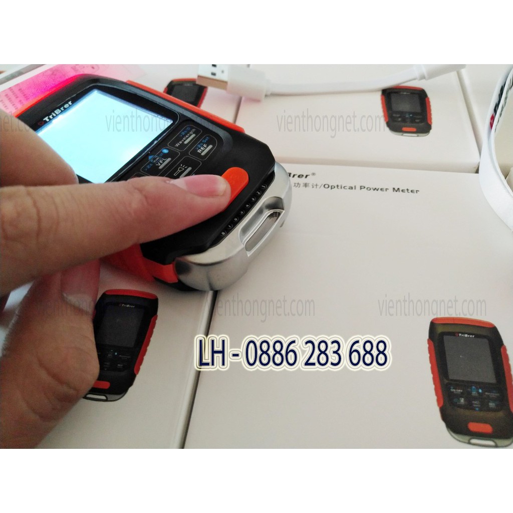 Máy đo công suất  quang Tribrer 15km 4 trong 1 APM50NT cáp sạc cao cấp