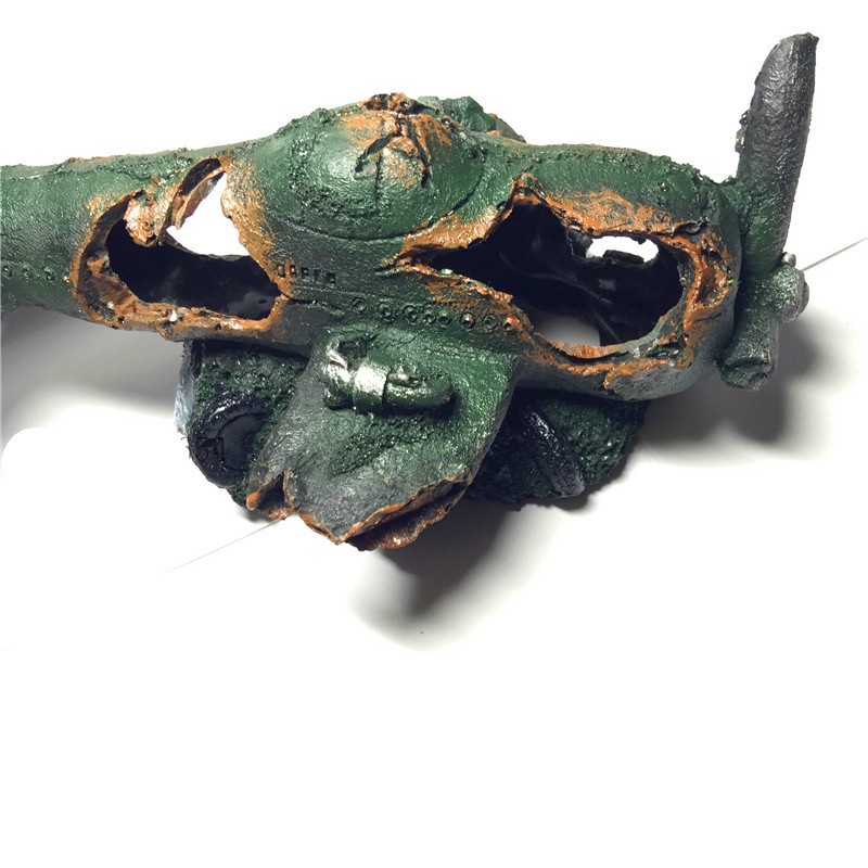 Mô Hình Máy Bay Trang Trí Bể Cá