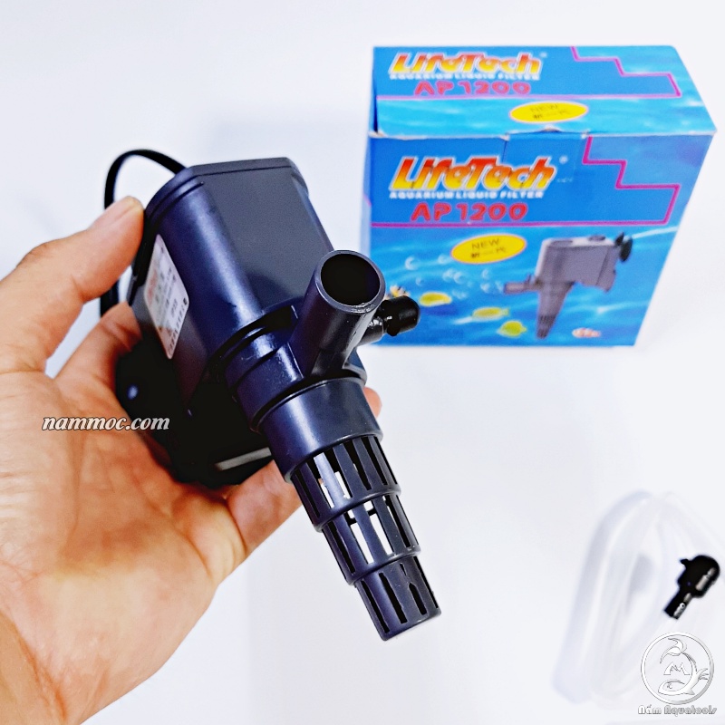 Bơm LifeTech AP-1200 [8.5W-600L/H] | Máy Bơm Chìm Dùng Cho Hồ Cá Cảnh, Thuỷ Sinh