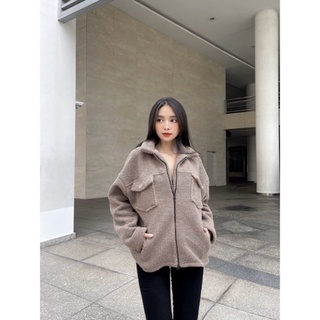 Áo khoác lông cừu nhân tạo nhập khẩu | Faux Shearling Jacket Unisex