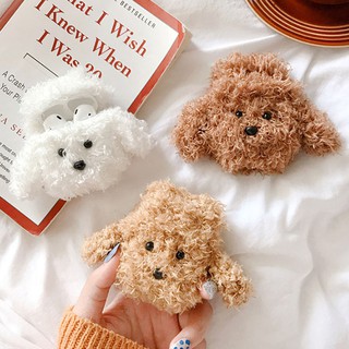Vỏ silicon cho tai nghe Airpods mẫu Cún Poodle