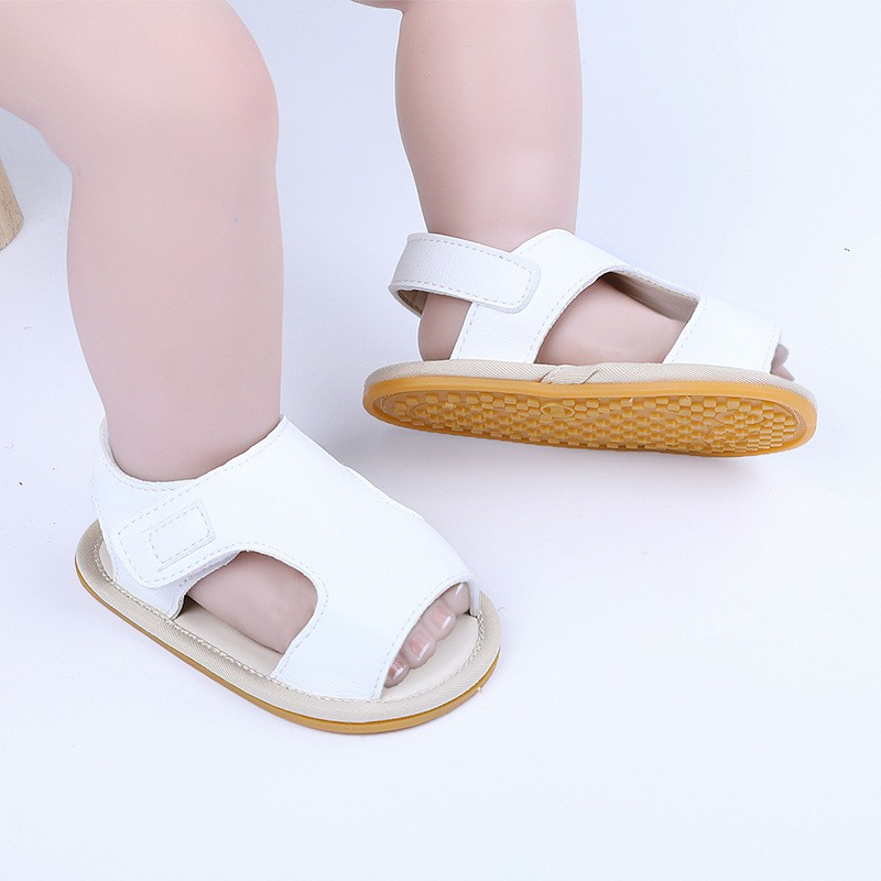 [Hàng loại 1]Giày cho bé trai bé gái đế cao su chống trơn trượt quai dán chất da mềm xinh xắn cho bé