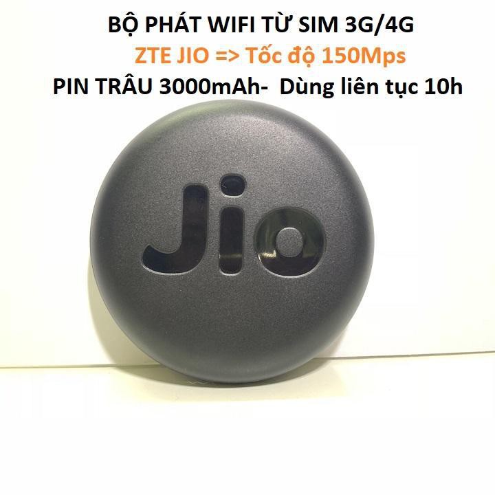 Bộ Phát Wifi Di Động 4g Cầm Tay JIO Max Speed Hàng Nhật Nội Địa, Bộ Phát Chuyên Dụng Cho Ô tô, Tivi, Thiết Bị Gia Đình