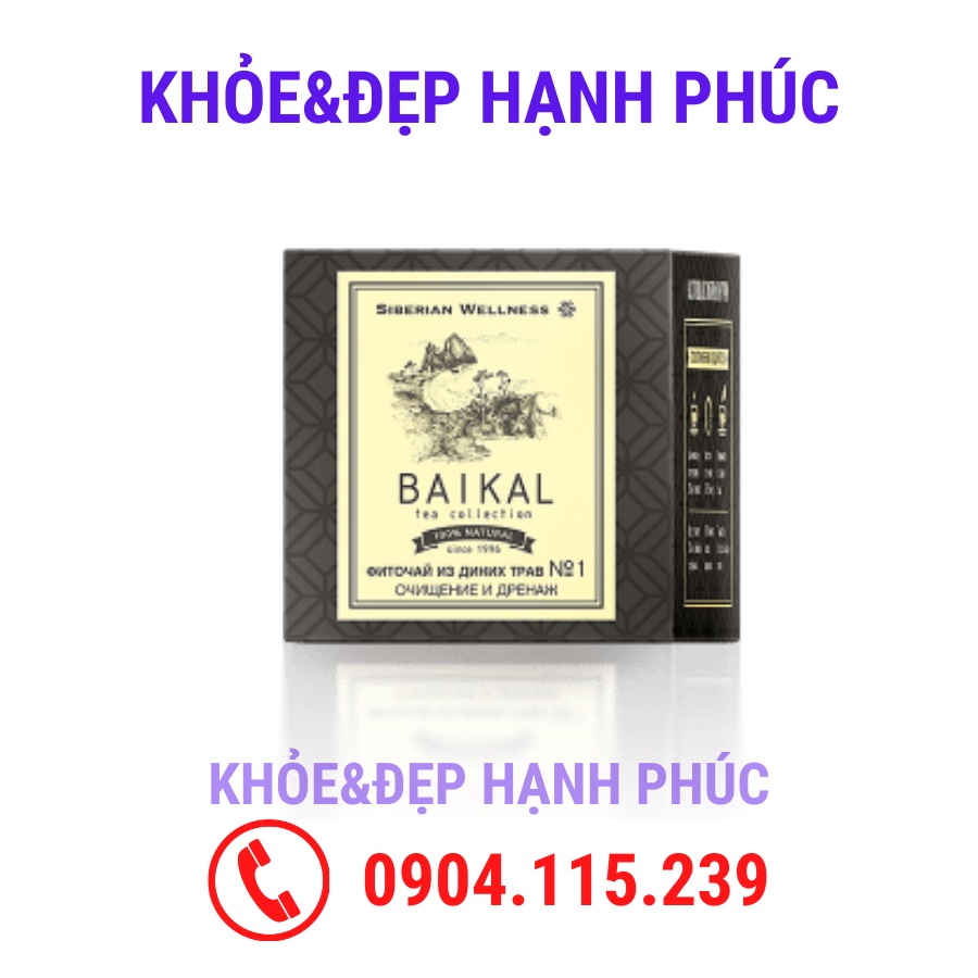 [ Trà Baikan N1 gan ruột thận ] Thực phẩm bảo vệ sức khỏe Trà thảo mộc Baikal tea collection. Herbal tea №1 – 30 túi/hộp