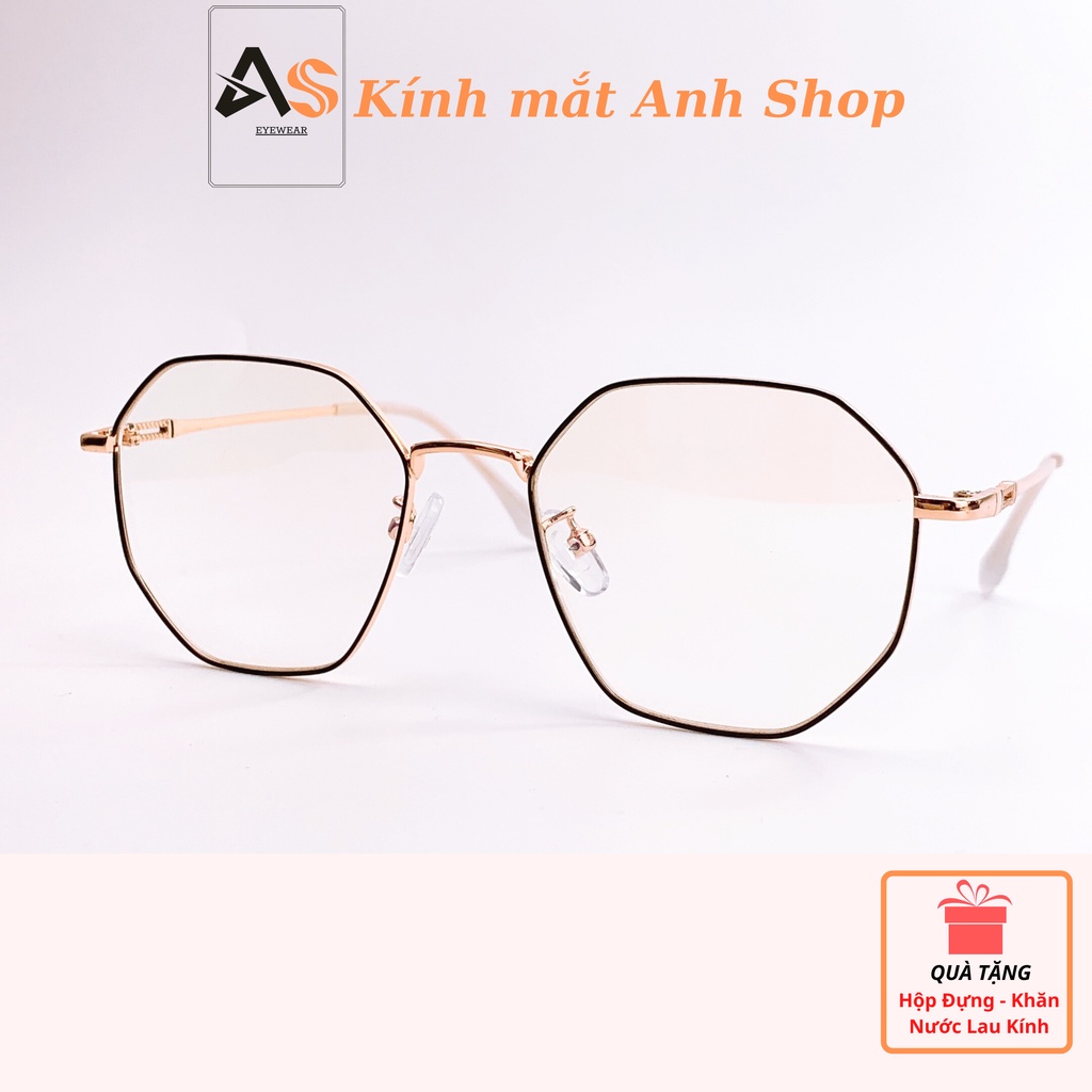 Gọng kính mắt kính lục giác chất liệu kim loại 29165