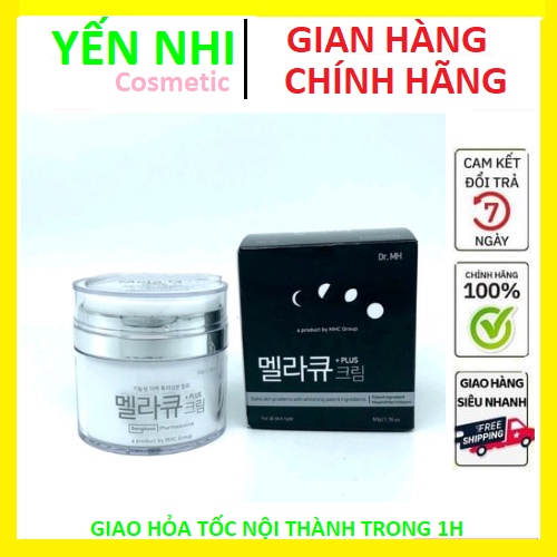 Kem Nám Dr.MH Mela Q Plus Cream Hàn Quốc, Giúp MỜ Nám Tàn Nhang, Dưỡng Trắng Da Và Chống Lão Hóa - 50ml Auth