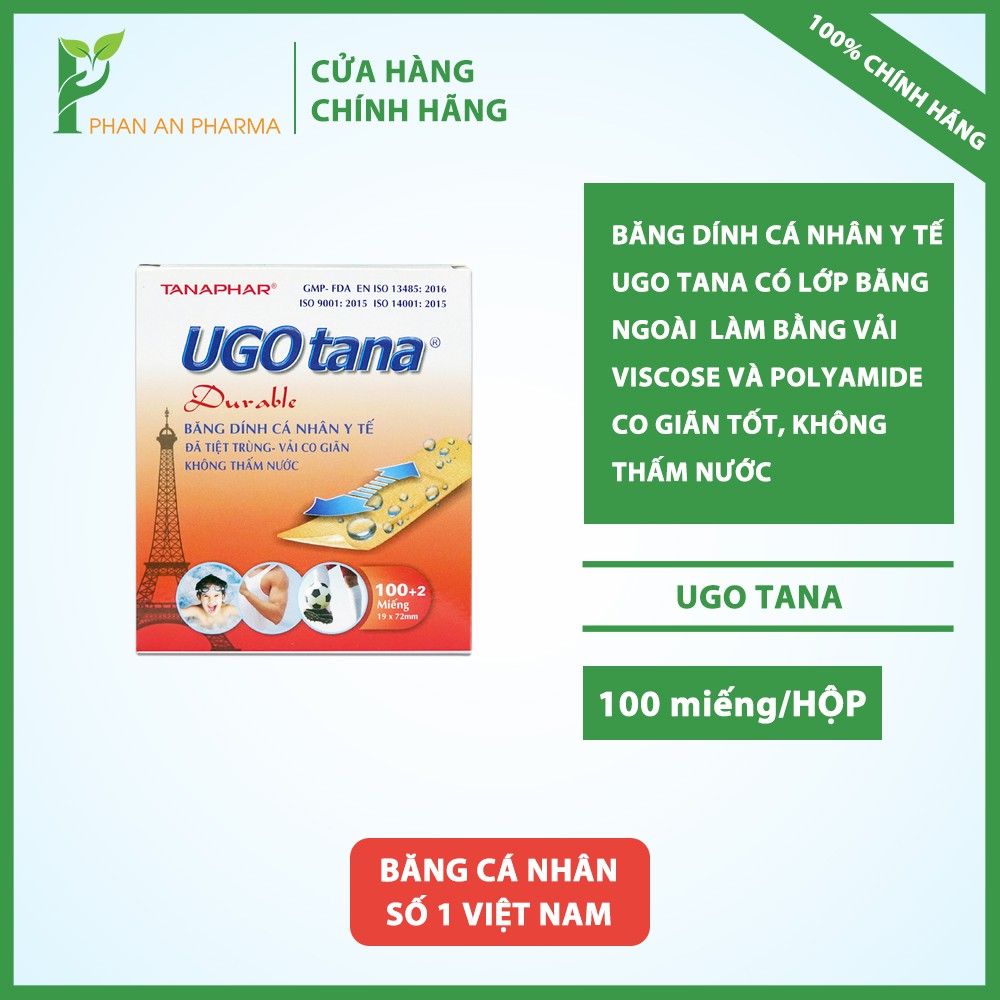 Băng dính cá nhân y tế Ugotana CN133