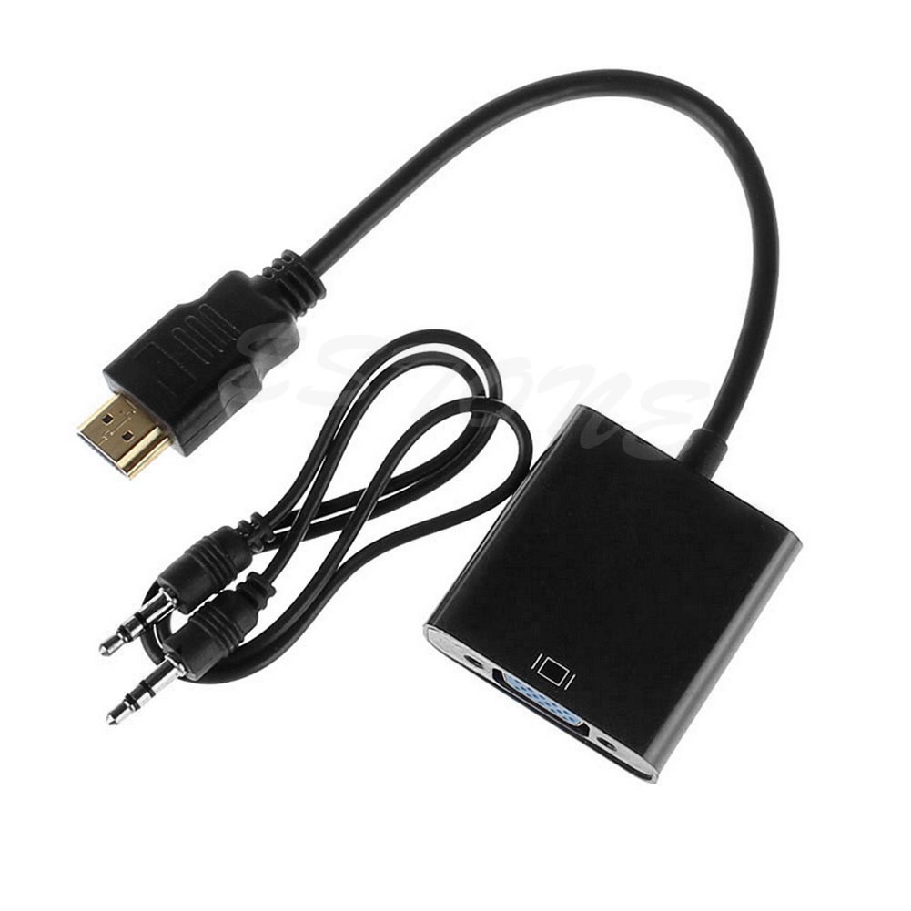 Bộ Chuyển Đổi Âm Thanh Hdmi Sang Vga Cho Pc Laptop Hd Dvd Line Media Player