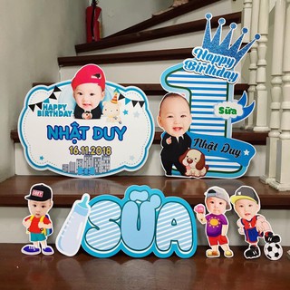 chibi sinh nhật cho bé trai - Nhiều mẫu