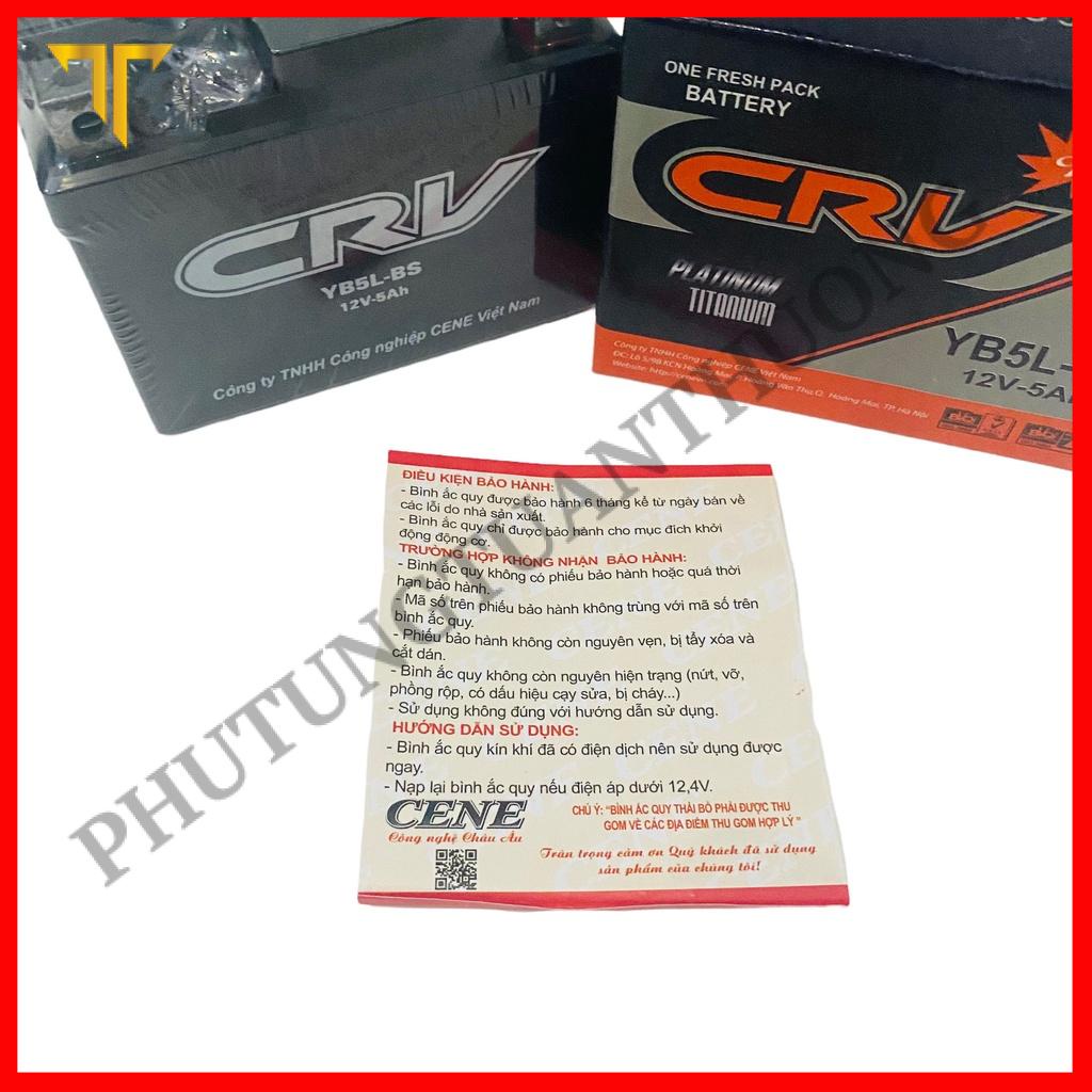 Bình Ắc Quý CRV Pin Titanium Dung Lượng Cao Bình Điện Cho Xe Máy