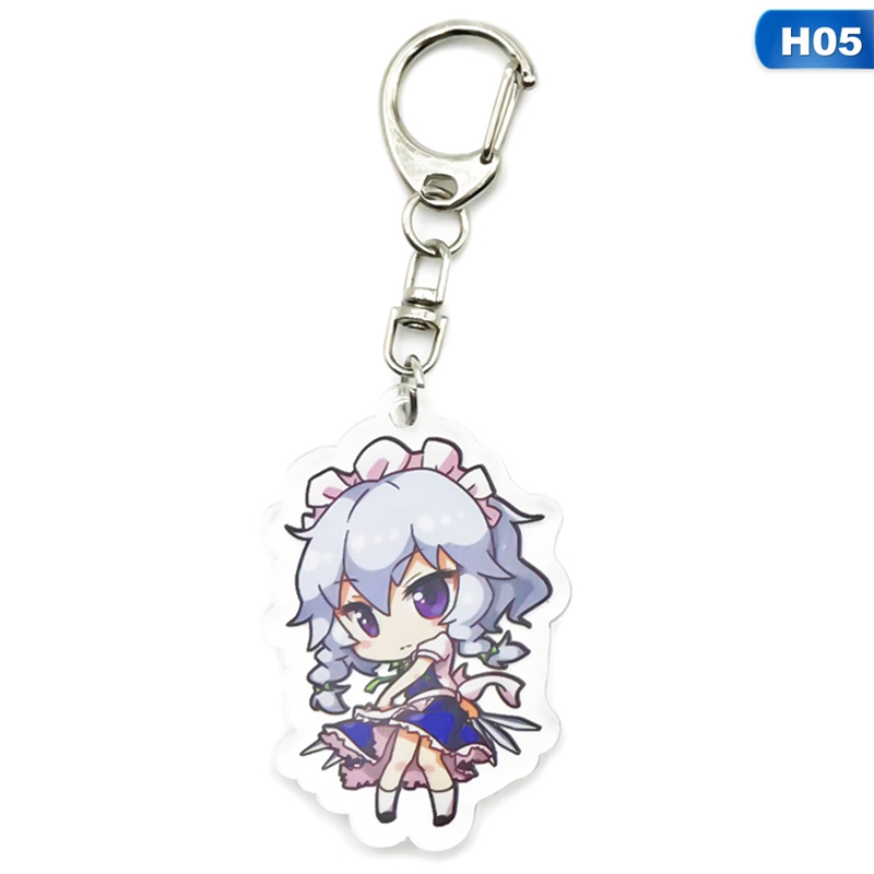 Tmdbyx Móc khóa hoạt hình touhou project dễ thương