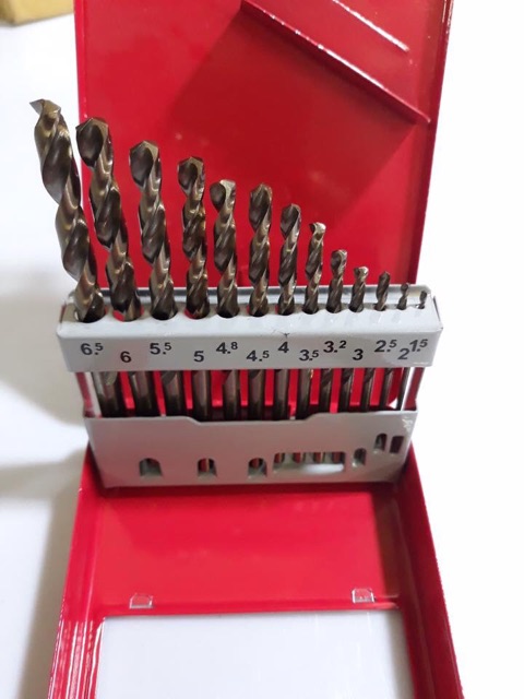 BỘ MŨI KHOAN CHUYÊN INOX