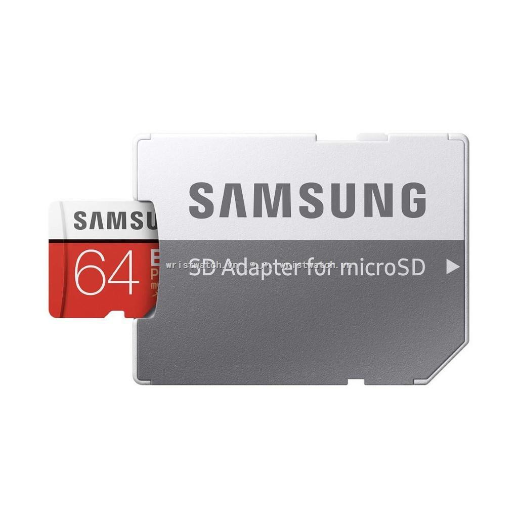 wrwa Thẻ Nhớ SamSung 80MB/S 64GB EVO Plus 10 Micro SDXC 64GB Kèm Đầu Chuyển Đổi Thẻ Nhớ