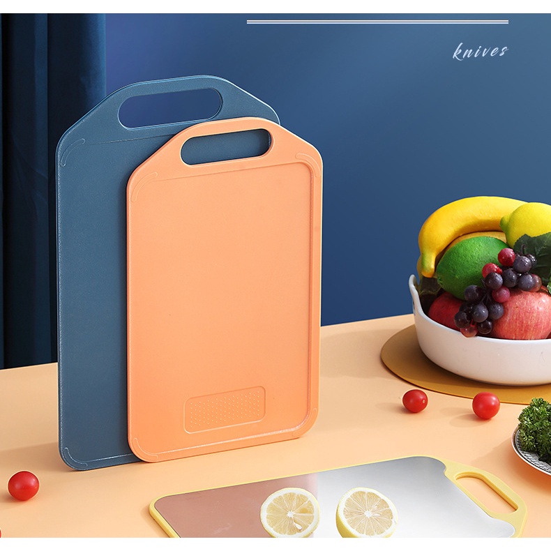 Thớt Hai Mặt Bằng Thép Không Gỉ Tiện Dụng Và Bền