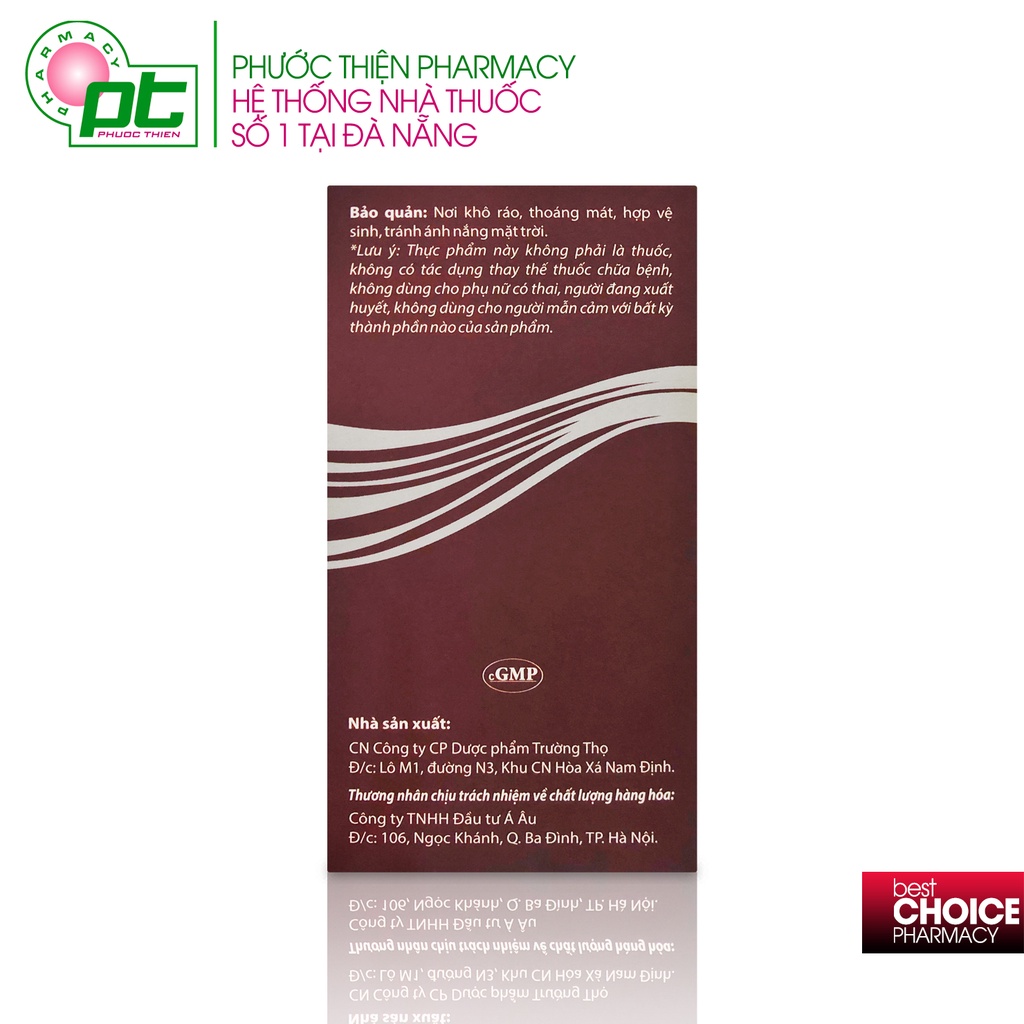 MEGAHAIR Viên uống Hà Thủ Ô Đỏ hỗ trợ làm đen tóc, tóc bạc sớm, giảm rụng tóc - nhathuocphuocthien L- Cystine B6