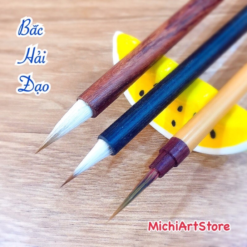 [Michi Art Store] Bắc Hải Đạo - Bút lông vẽ màu nước thủy mặc, cọ thư pháp Thủy Thủ, Bối Xác, San Hô - Dẫn Thuỷ Hiên