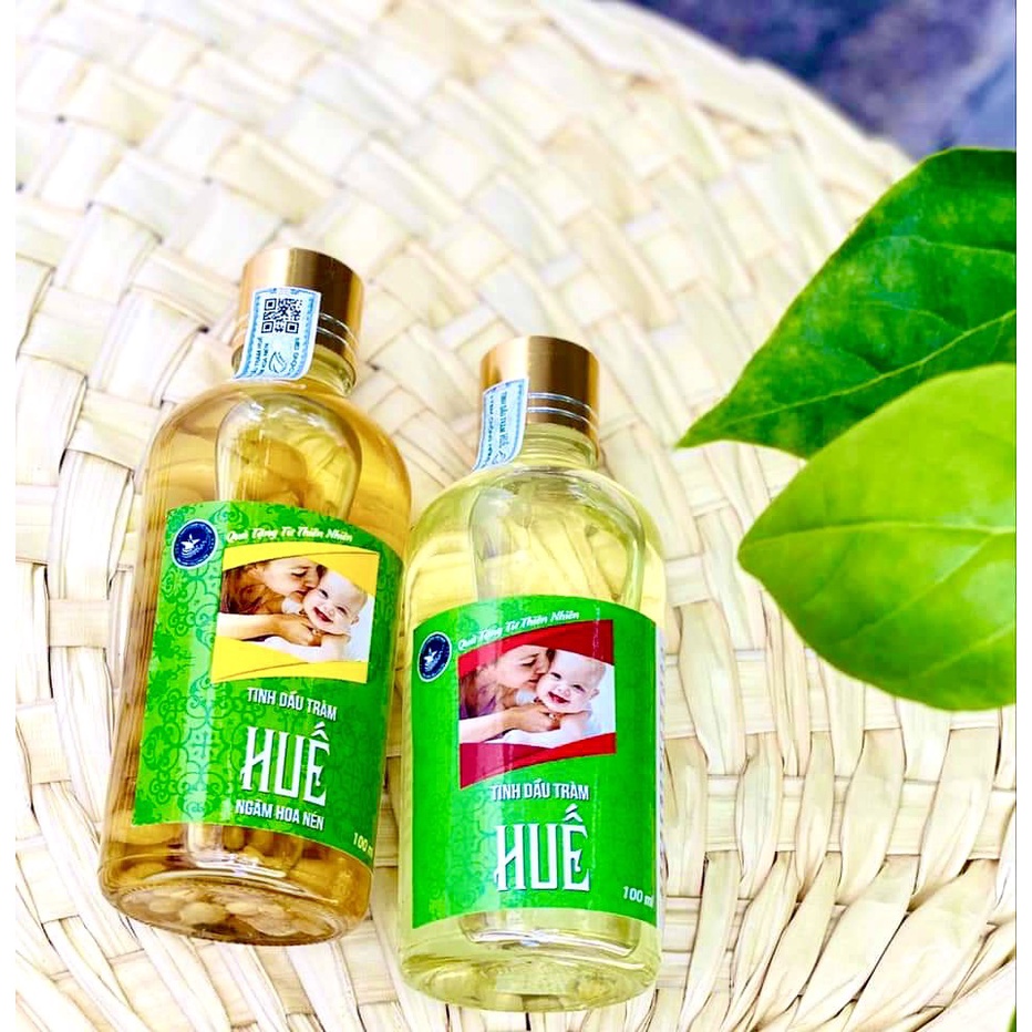 Tinh Dầu Tràm Huế Nguyên Chất Giúp Bảo Vệ Đường Hô Hấp; Giảm Đầy Hơi, Khó Tiêu; Làm Lành Các Vết Sưng Do Côn Trùng 100ml