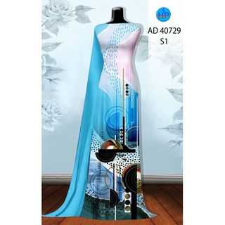 Vải áo dài lập thể