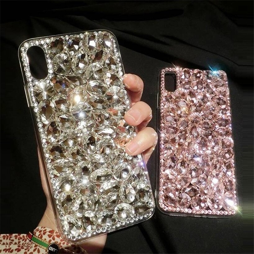 Ốp Lưng Đính Đá Lấp Lánh Thời Trang Cho Samsung S21 Ultra S20 Samsung Note 20 Note 10 Plus S10 S9 S8 S20
