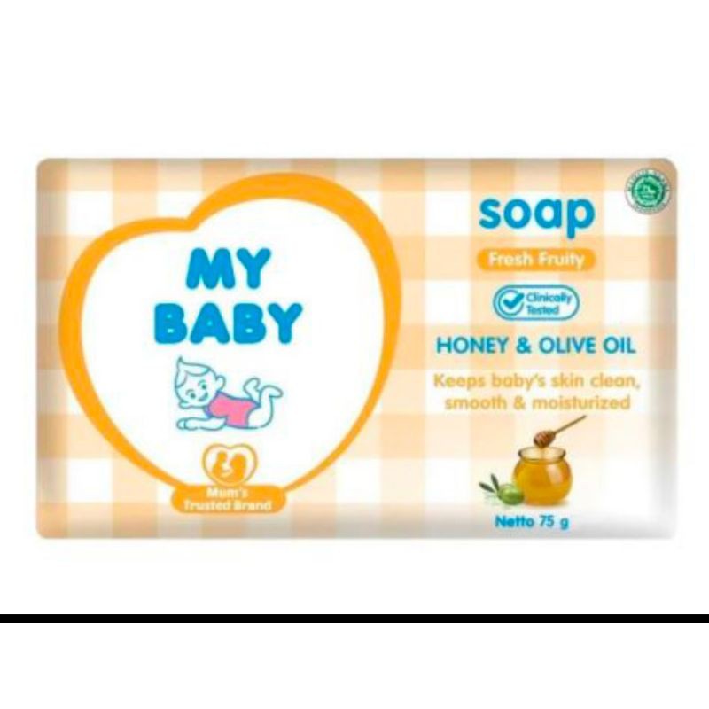 (Hàng Mới Về) Set 6 Hộp Son Môi 75g Hiệu My Baby Barsoap