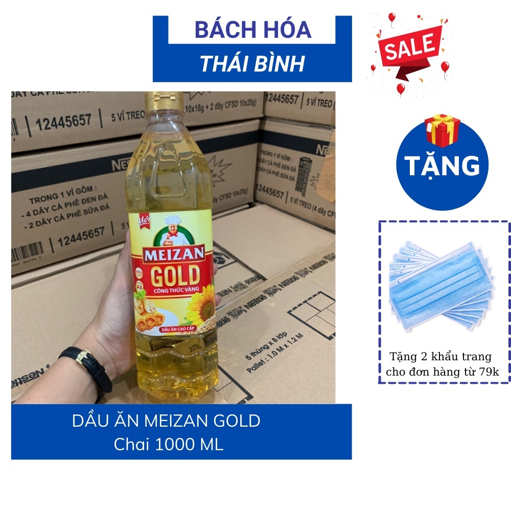 Dầu Ăn Meizan Gold Chai 1 Lít