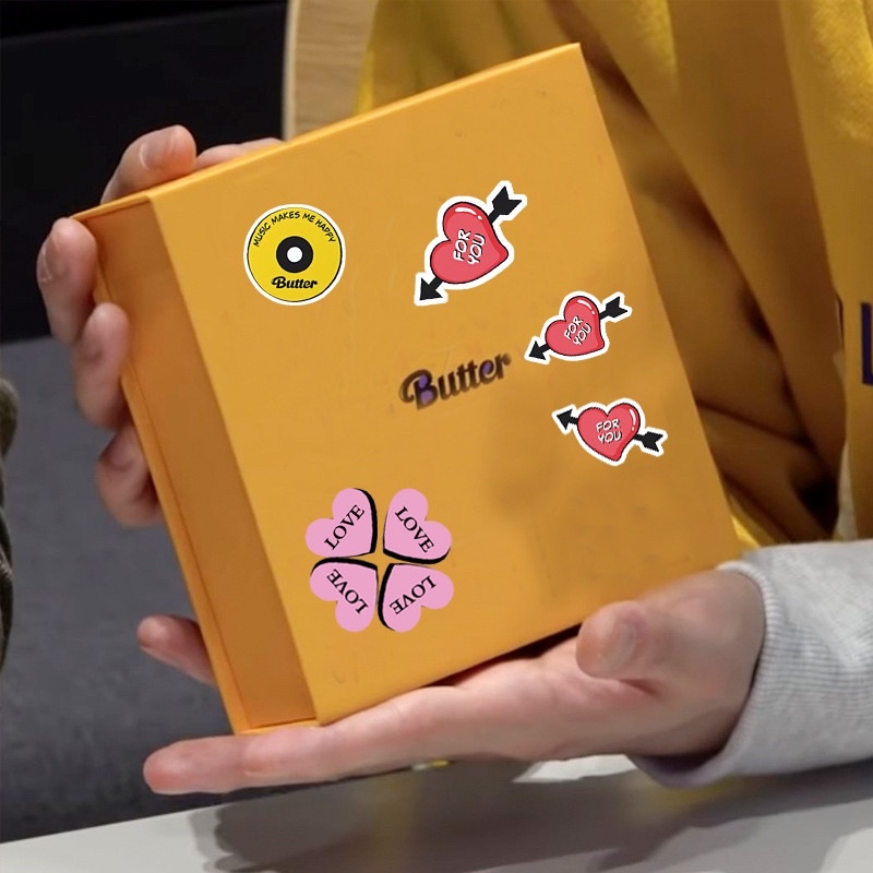 Sticker BTS trong album BUTTER hàng unoff
