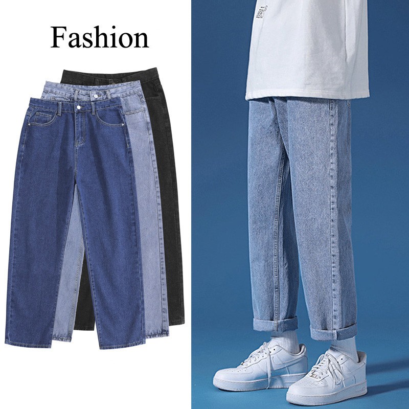 QUẦN JEAN BAGGY NAM BASIC XANH BẠC TS901 | BigBuy360 - bigbuy360.vn