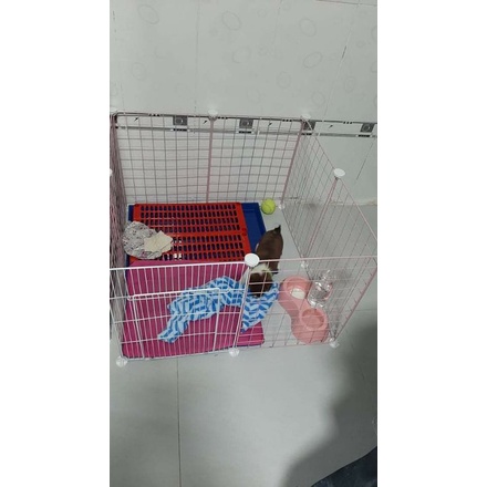 Chuồng quây thú cưng lắp ráp 70x70 cao 45 kèm chốt