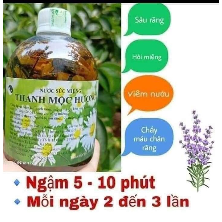 Nước súc miệng Thanh Mộc Hương 500ml