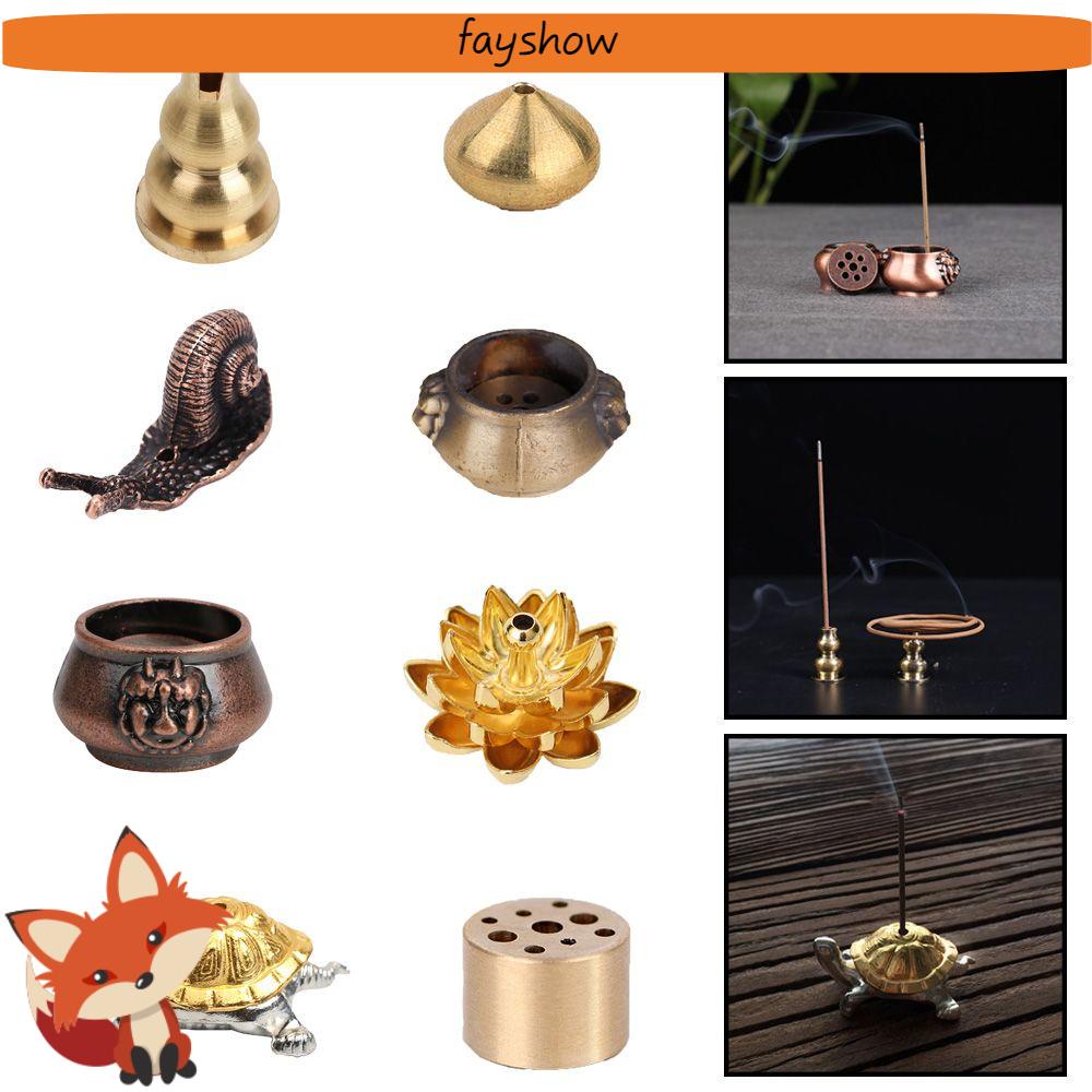 Giá Đỡ Trầm Hương Mini Bằng Đồng Kiểu Truyền Thống Bắt Mắt Tiện Dụng