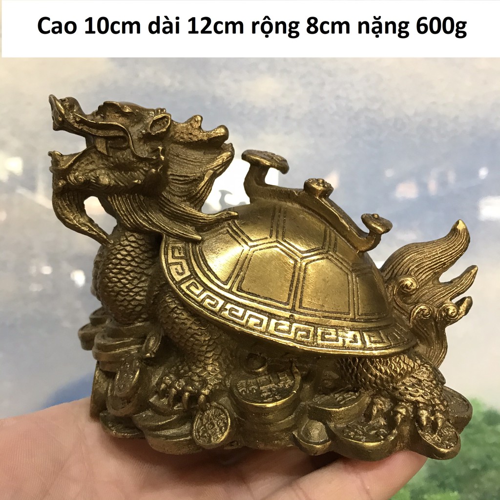 Long Quy bằng đồng vàng nặng 600g