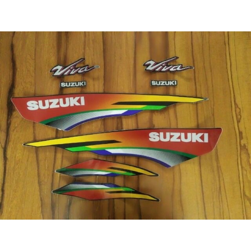 Bộ tem Suzuki Viva đời 1999 hàng nhập Thái Lan chất lượng cao dành riêng cho dòng xe này