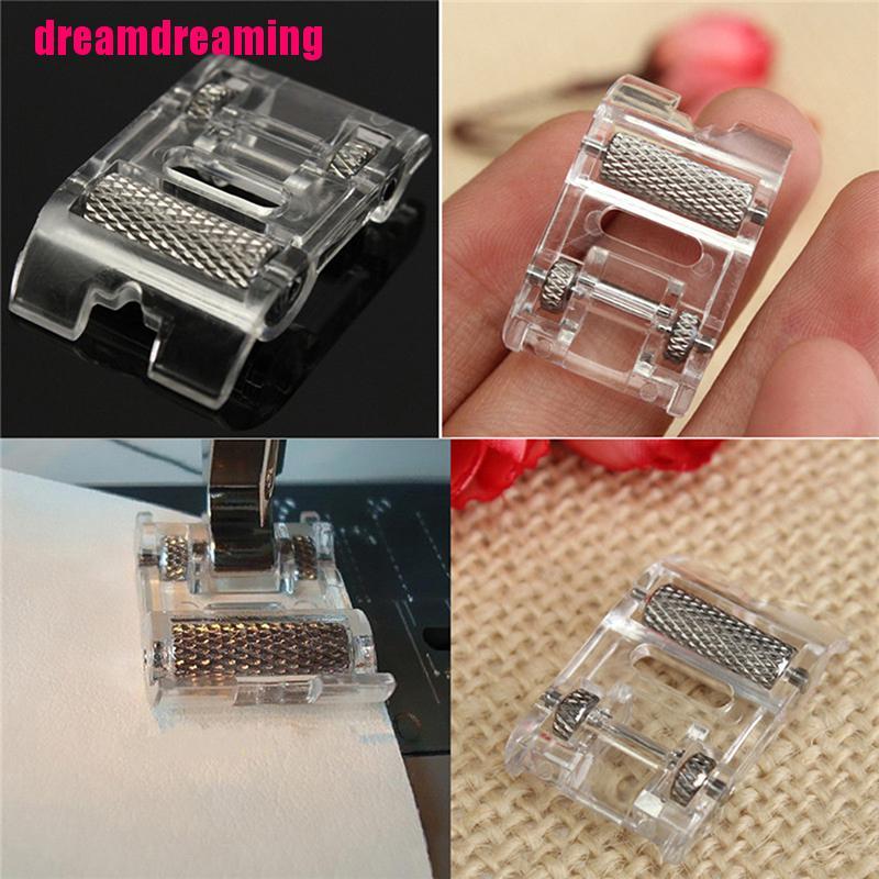 [DM]New Portable Mini Low Shank Roller Sewing Machine Presser Foot Leather Household