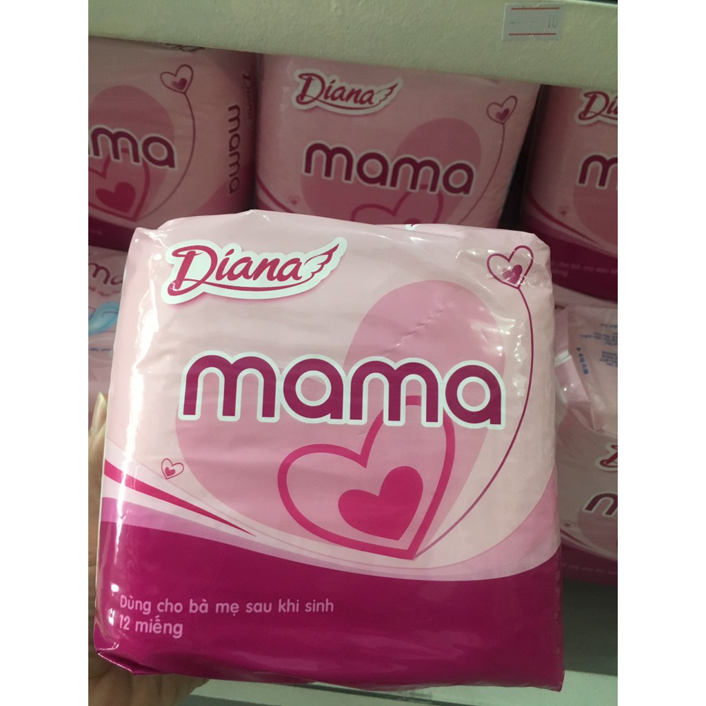 Băng vệ sinh Diana Mama không cánh 12 miếng