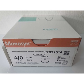 Chỉ phẫu thuật monosyn 4/0 22mm 1/2 70cm