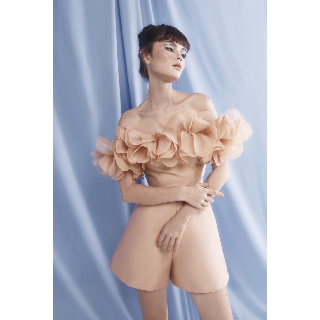 Quần short cạp cao -  Follose High Waisted Shorts - Achelois