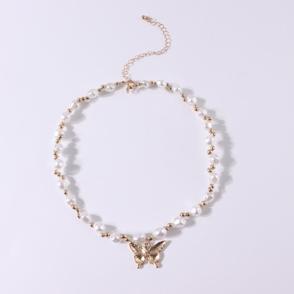 (020) Vòng Cổ Chuỗi Hạt Ngọc Hàn Quốc Phong Cách Vintage
