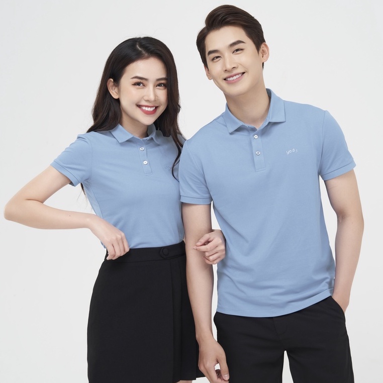 Áo polo YODY nữ tay ngắn cổ bẻ chất liệu cotton thoáng mát dáng phông công sở APN5424