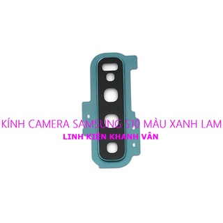 Kính camera samsung s10 màu xanh lam