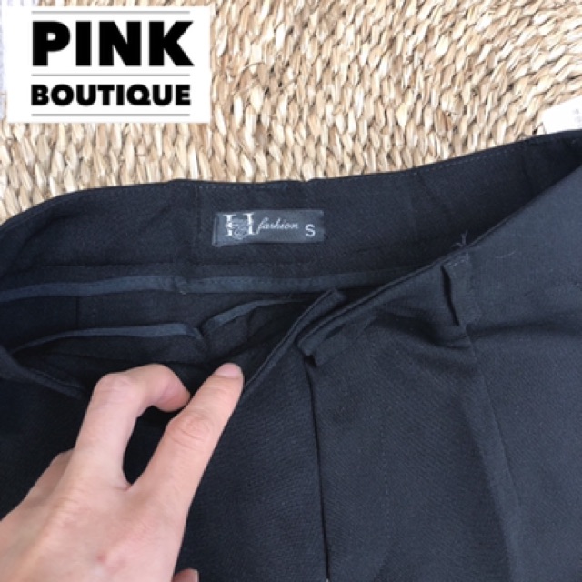 Quần Xuông Dài Nữ Ống Rộng Lưng Cao Pink Boutique