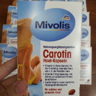 Viên uống chống nắng Carotin Das Gesunde Plus