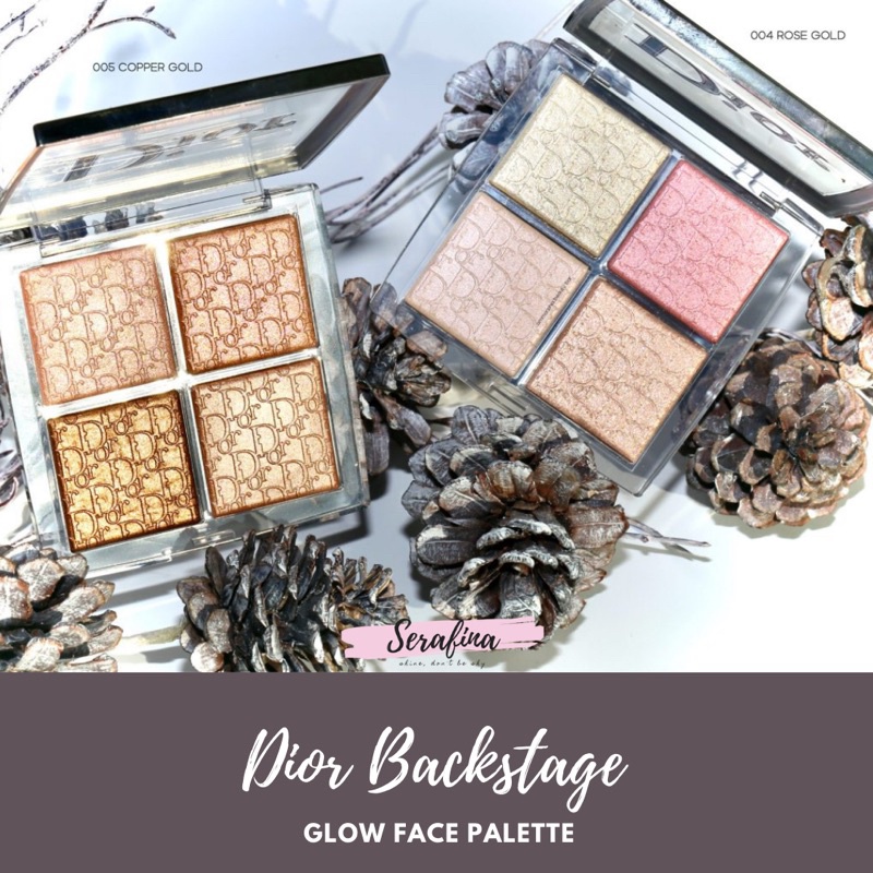 💠 Phấn Highlight và Má hồng 4 ô Dior Back Stage Glow Face Palette HighLight & Blush 10g Full box | BigBuy360 - bigbuy360.vn