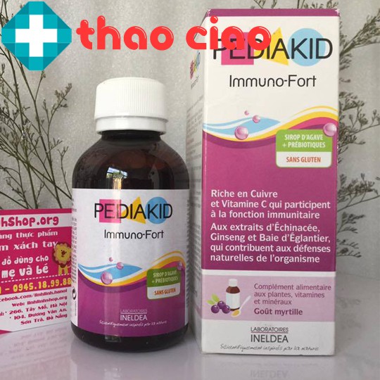 Pediakid tăng sức đề kháng , Pedia kid Immuno Fort