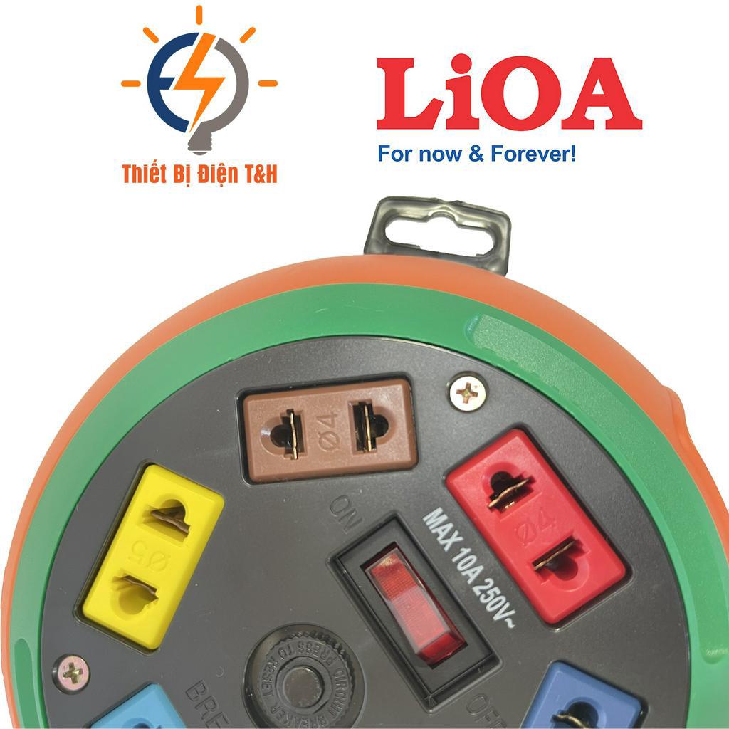 Ổ cắm kéo dài quay tay LIOA - 3m,10m hàng chính hãng