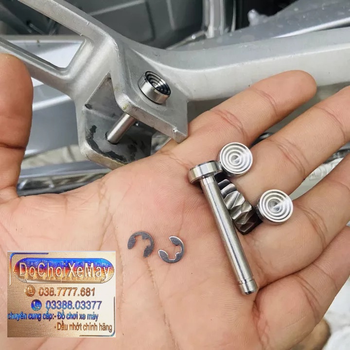 Cốt Xỏ Gác Chân cho dòng xe Honda Yamaha thông dụng các dòng xe Mẫu Xoáy Thái . DoChoiXeMay