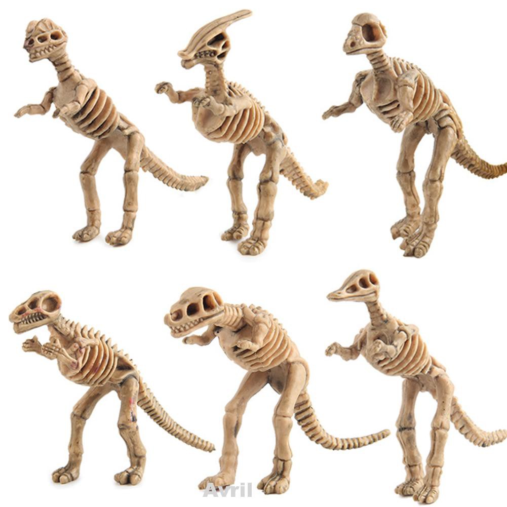 12 Styles Dinosaur Model Various Dino Fossil Skeleton Educational Toy Collection Set Figures Kids Home Decor