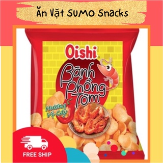 Bim Bim Snack Bánh Phồng Tôm Hương Vị Cay gói 35/40g-Ăn Vặt Sumo Snack